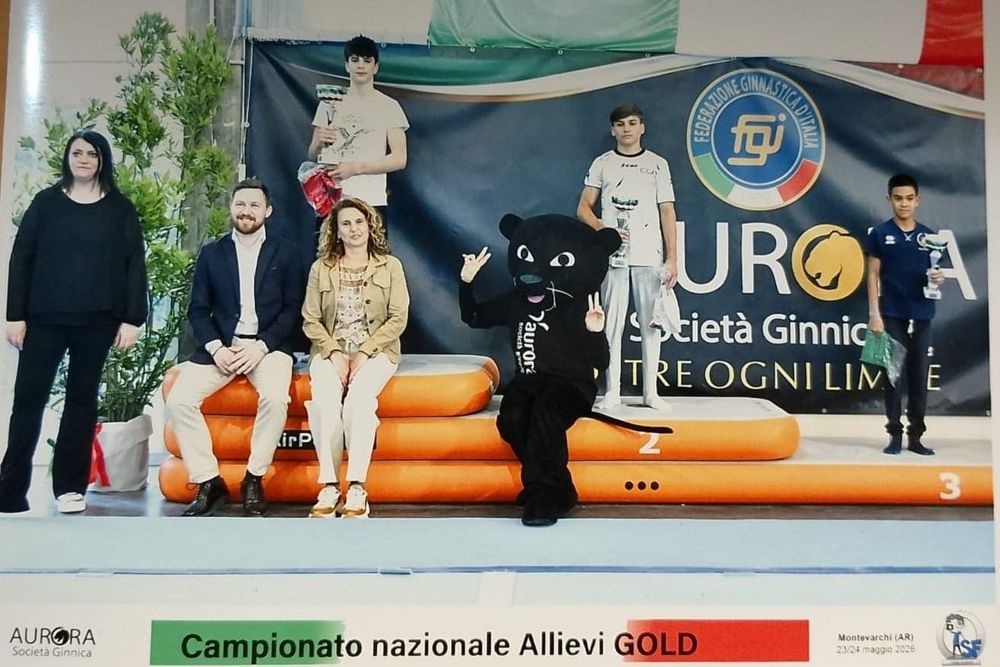 GINNASTICA ARTISTICA MASCHILE – Podio Nazionale per Mark Tabangcura