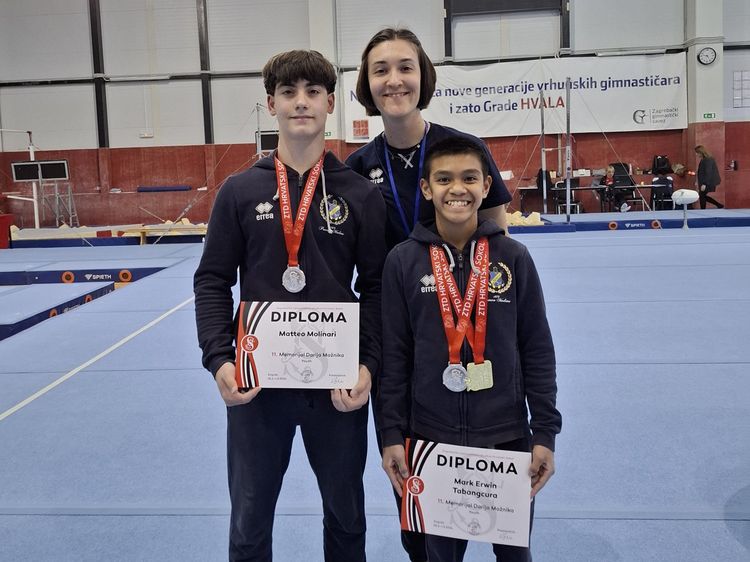 GINNASTICA ARTISTICA MASCHILE - TABANGCURA E MOLINARI AL MEMORIAL MOZNIK DI ZABAGRIA